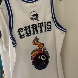 Brand new!! Never worn. White Graphic DEAD PRESIDENTS Jersey.